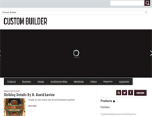 Tablet Screenshot of custombuilderonline.com
